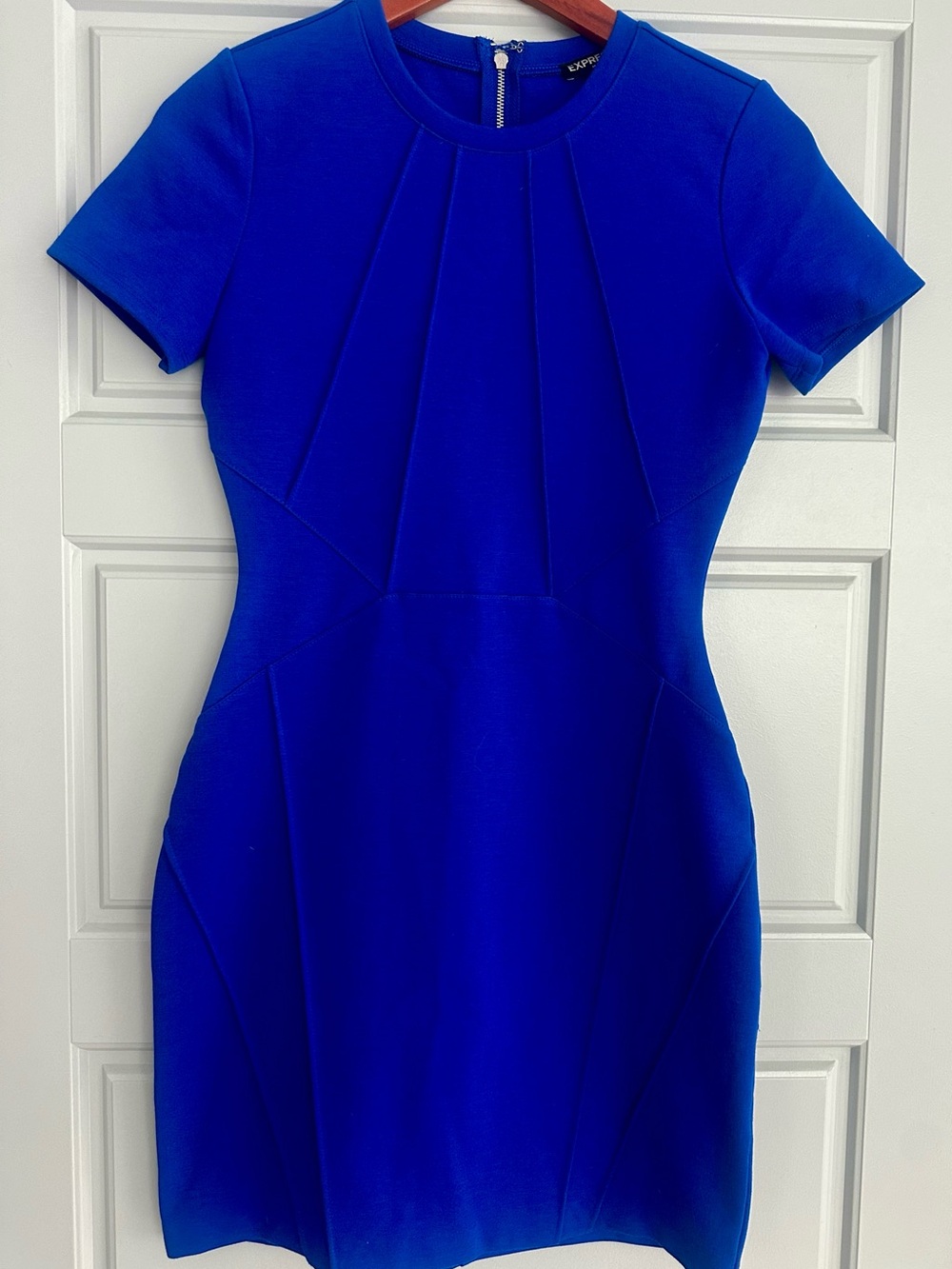 Express Royal Blue Short Sleeve Dress